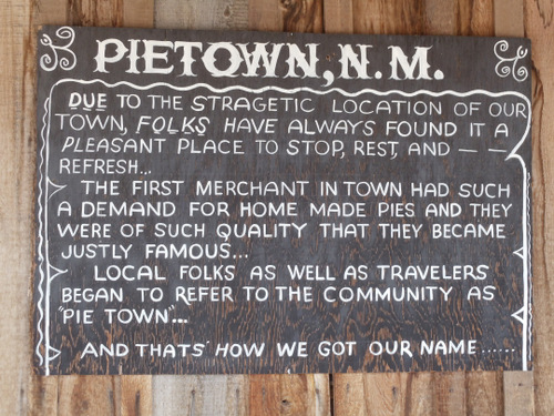 One of the Pie Town Histories.